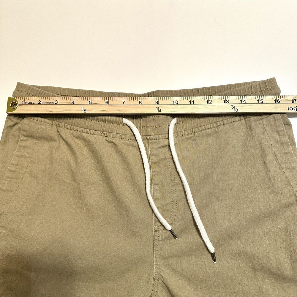 Elwood Joggers Pants Mens Size Medium Tan Khaki Drawstring Pockets Tapered - Picture 7 of 12